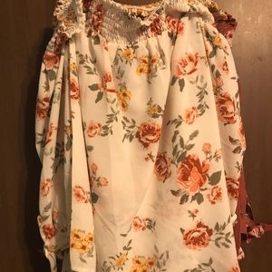 Off the shoulder blouse